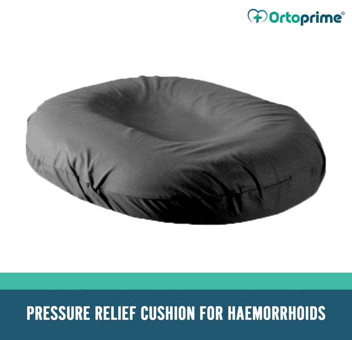 Coussin Antiescarres Ovale en Viscoélastique pour les Hémorroïdes