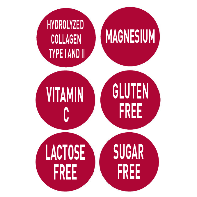 Collagène Hydrolysé avec Magnésium et Vitamine C | Saveur Fraise