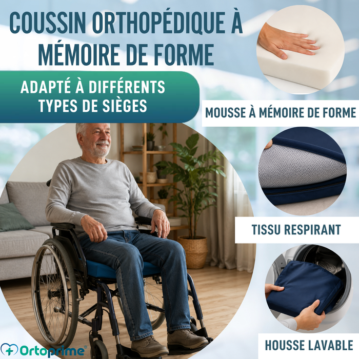 Coussin Anti-escarres Viscoélastique 50kg/m3