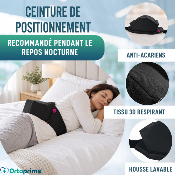 Ceinture avec Coussin de Positionnement Latéral | Apnée du Sommeil