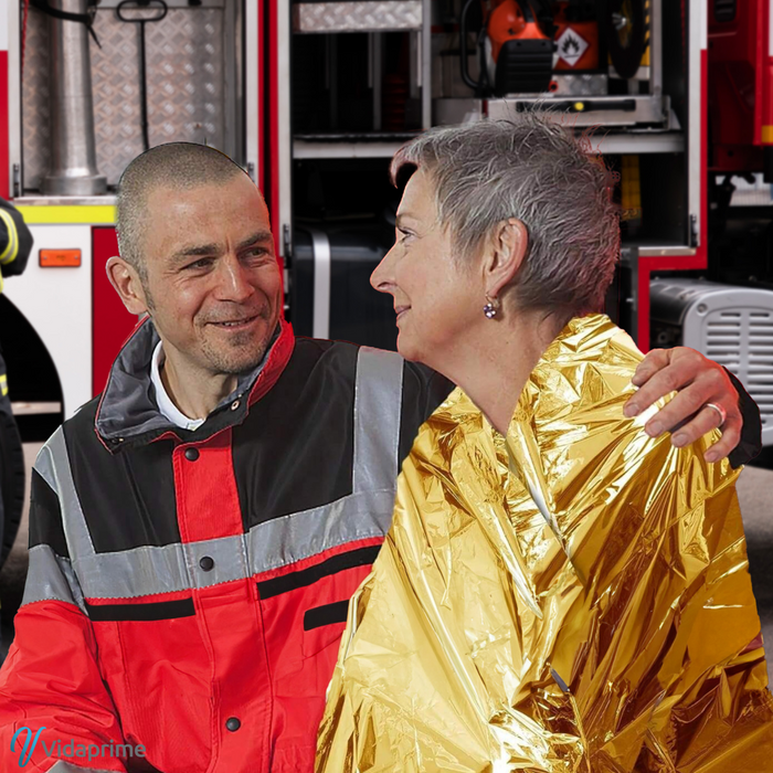 Couverture Thermique d'Urgence et de Survie | Pack x5 Uds
