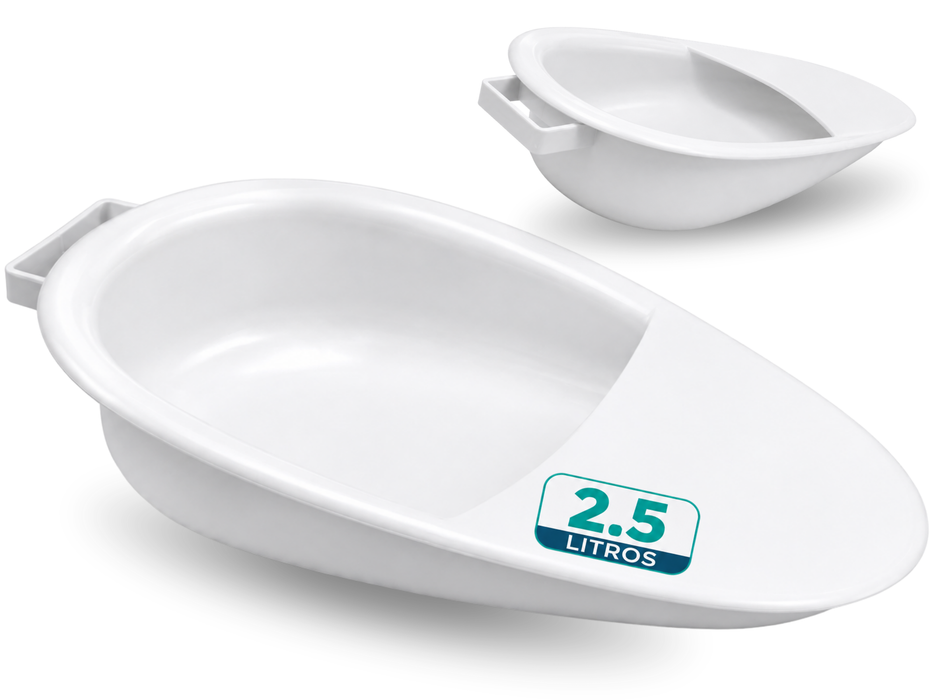 Bassin de Lit Adultes 2,5 L | Urinal Unisexe pour Lit