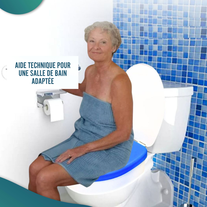 Élévateur WC Adulte 10cm Rembourré | Rehausseur WC Universel