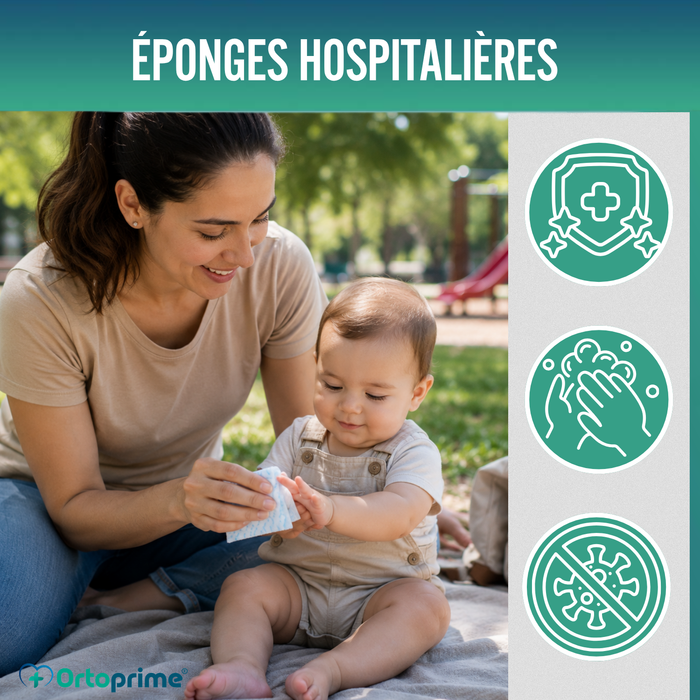 Éponges Jetables pour Bébés et Adultes