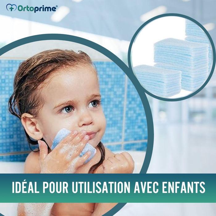 Éponges Jetables Savonneuses 24 Unités
