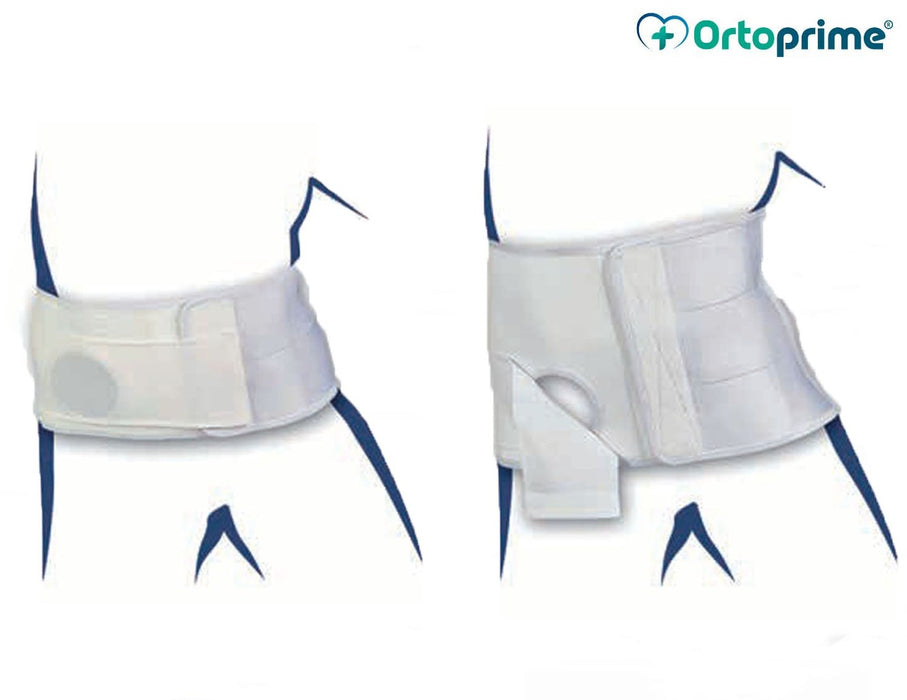 Ceinture Post-opératoire avec Large Ouverture pour Stomie | Fermeture