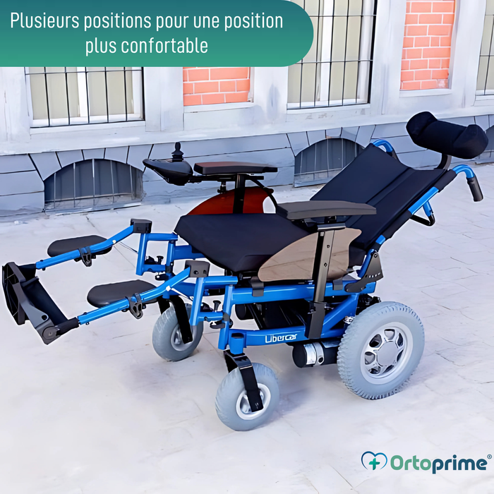 Fauteuil roulant électrique adaptable | Positions multiples
