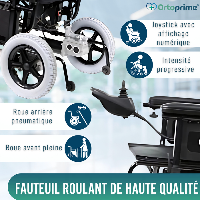 Fauteuil Roulant Électrique | Système de Pliage Rapide