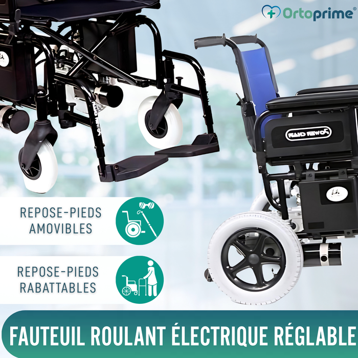 Chaise électrique mobilité réduite | Roues pleines