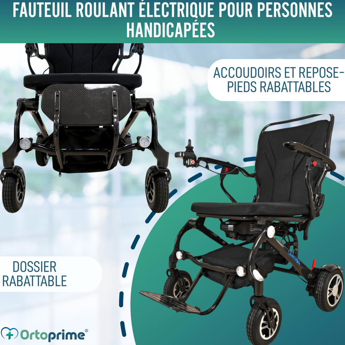 Fauteuil Roulant Électrique Haute Performance Transportable