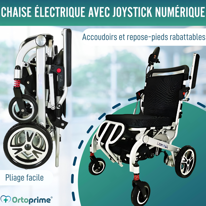 Fauteuil Roulant Électrique Ultra-léger & Batterie Lithium