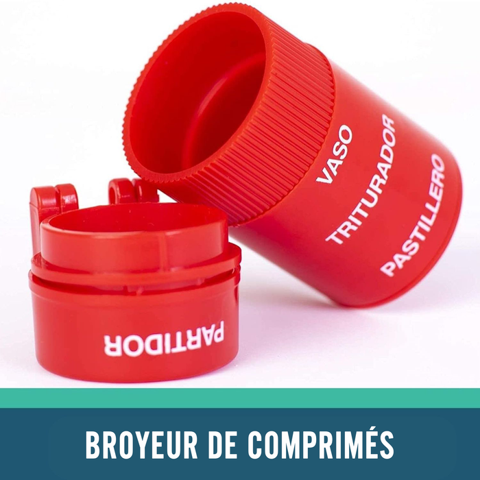Broyeur Coupeur de Pilules | 4 en 1
