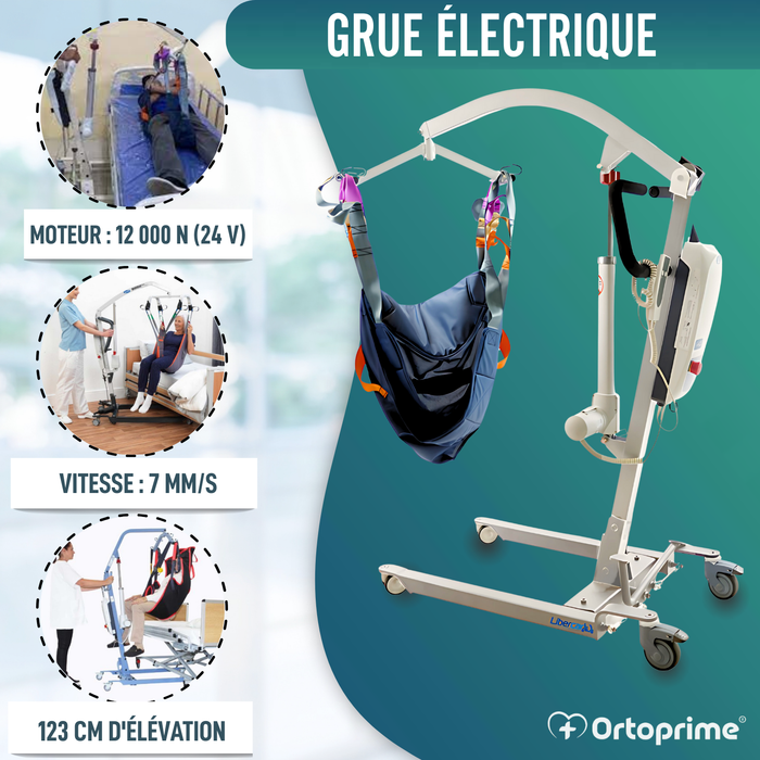 Lève-personnes Orthopédique avec Harnais et Appui-Tête