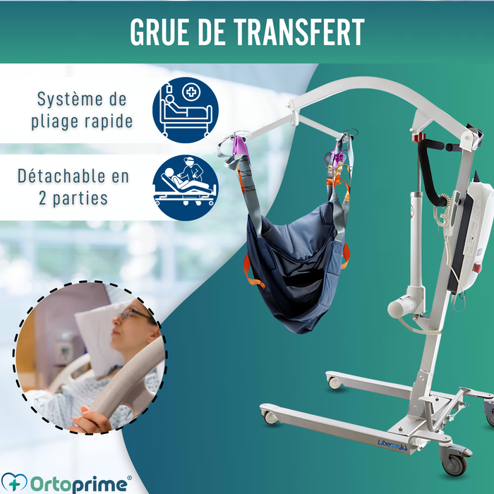 Lève-personnes Orthopédique avec Harnais et Appui-Tête