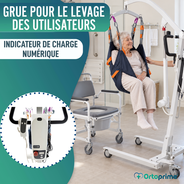 Grue Orthopédique | Harnais avec Support Tête Inclus