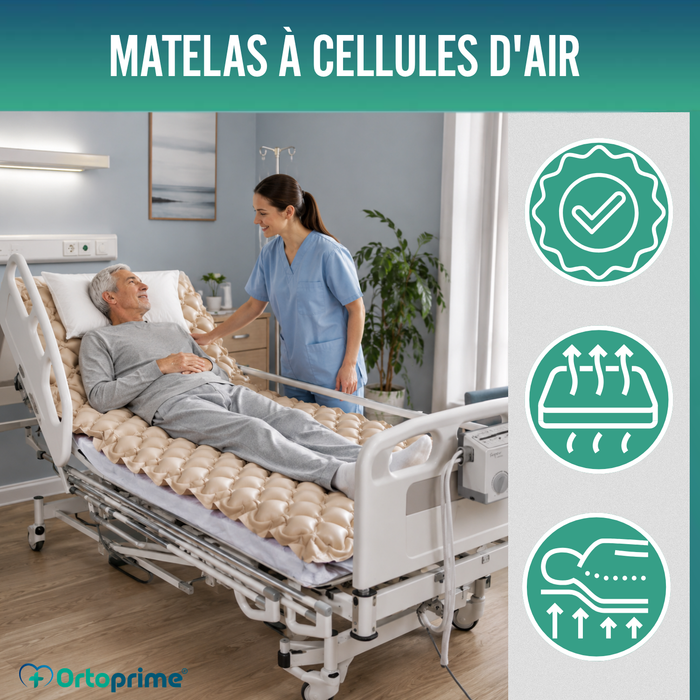 Matelas anti-escarres avec compresseur CONFORT CARE