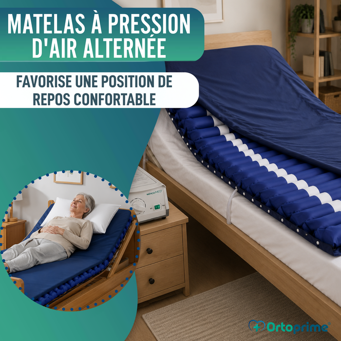 Matelas Anti-escarres avec Compresseur MAXIPLUS