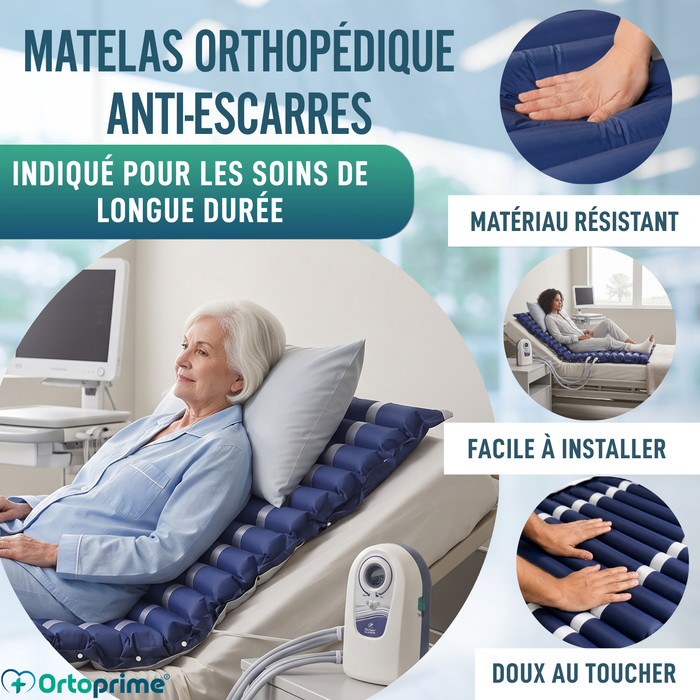 Matelas anti-escarres à Cellules Interchangeables Compresseur