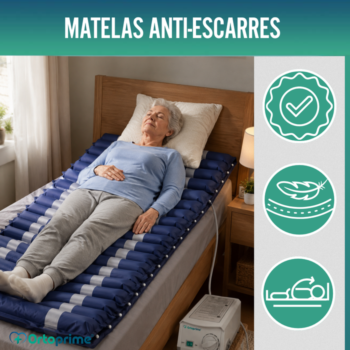 Matelas Anti-escarres avec Compresseur MAXIPLUS