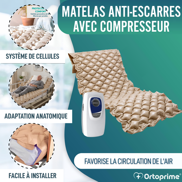 Matelas Antiescarres avec Compresseur ECO PLUS