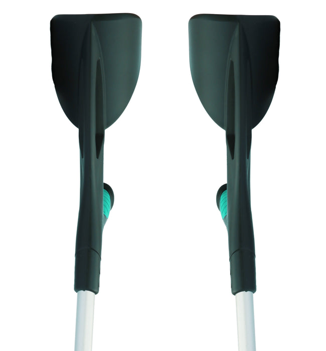 Canne Anglaise Réglable Anatomique Verte | Pack de 2 unités
