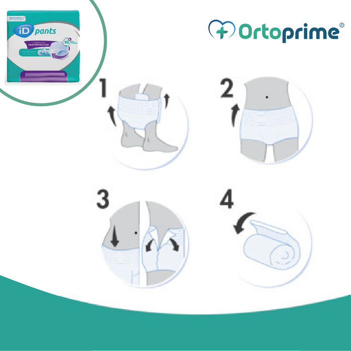 Couche pour Adultes avec Ceinture Élastique | Super absorption