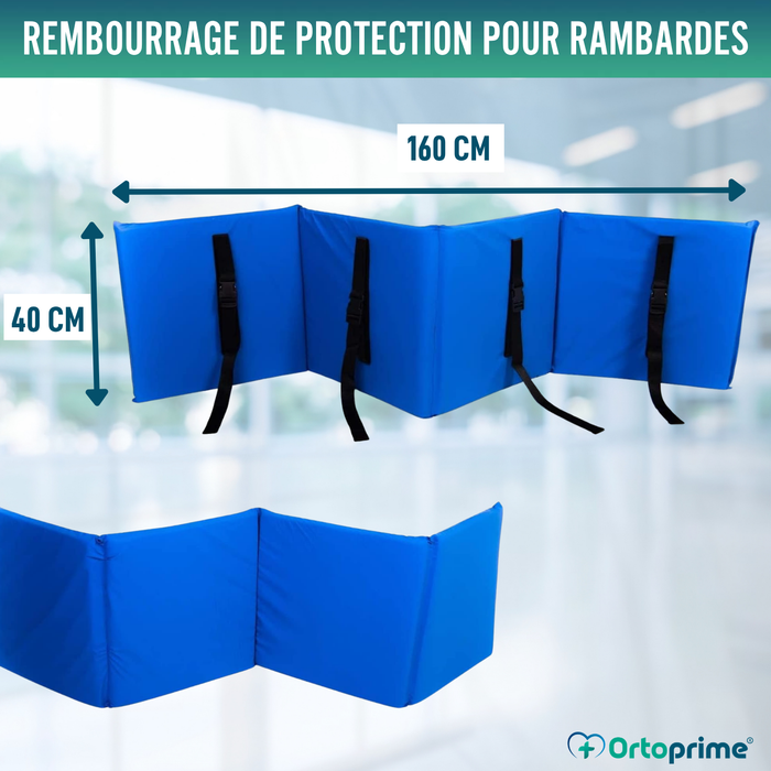 Protège-barrière de lit rembourré anti-chute