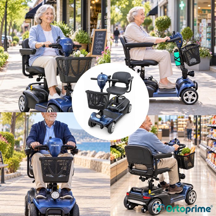 Scooter Électrique Démontable 4 Roues | Batterie Amovible