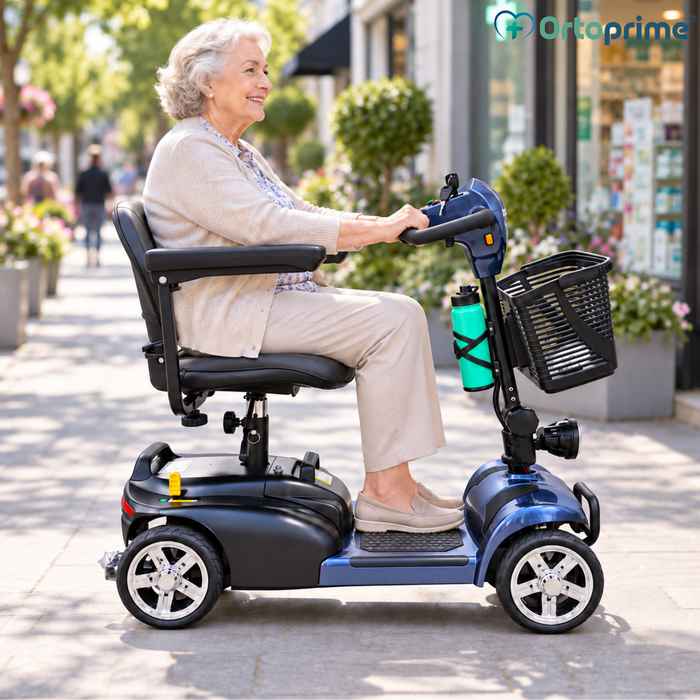 Scooter Électrique Démontable 4 Roues | Batterie Amovible