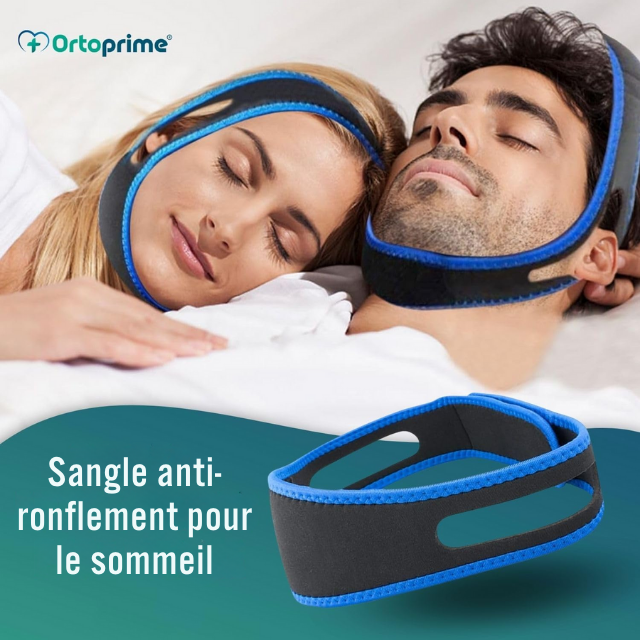 Courroie Antirronflements pour Dormir | Mentonnière Arrêtez de Ronfler