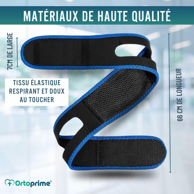 Courroie Antirronflements pour Dormir | Mentonnière Arrêtez de Ronfler