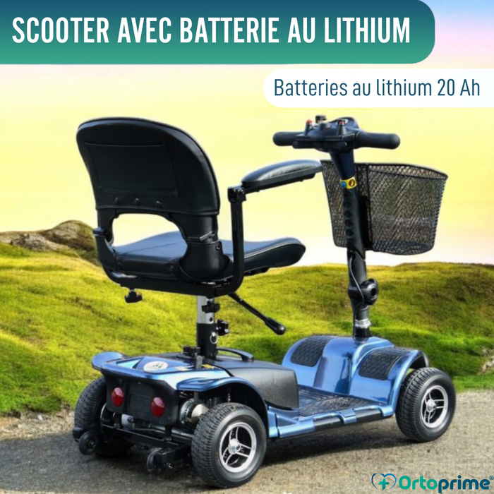 Scooter Démontrable pour Mobilité Réduite | 4 Roues