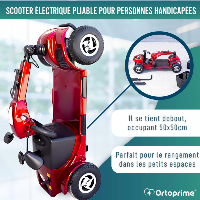 Scooter Mobilité Réduite Pliable | Suspension Intégrale