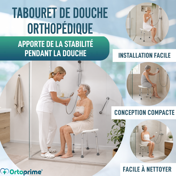 Tabouret de Bain Antidérapant