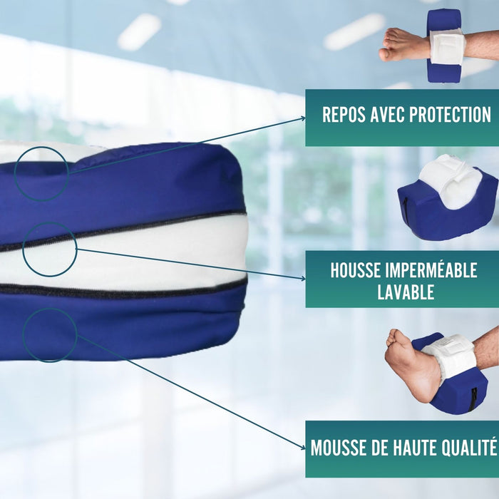 Pack 2 Protège-talons Courbés en PU Imperméable