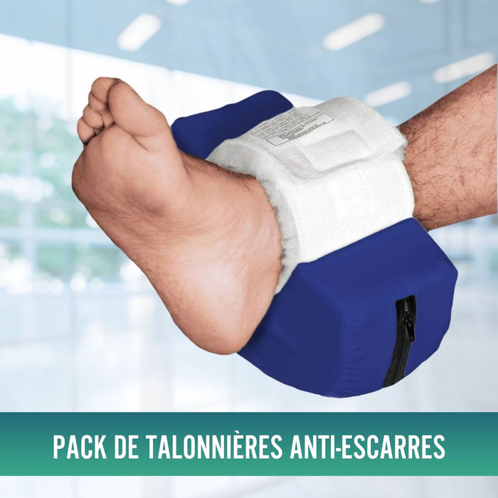 Pack 2 Protège-talons Courbés en PU Imperméable