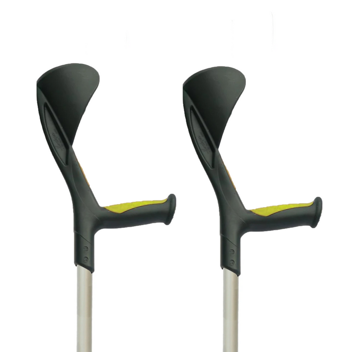 Canne Anglaise Réglable Anatomique Vert Pistache | Pack de 2 Unités