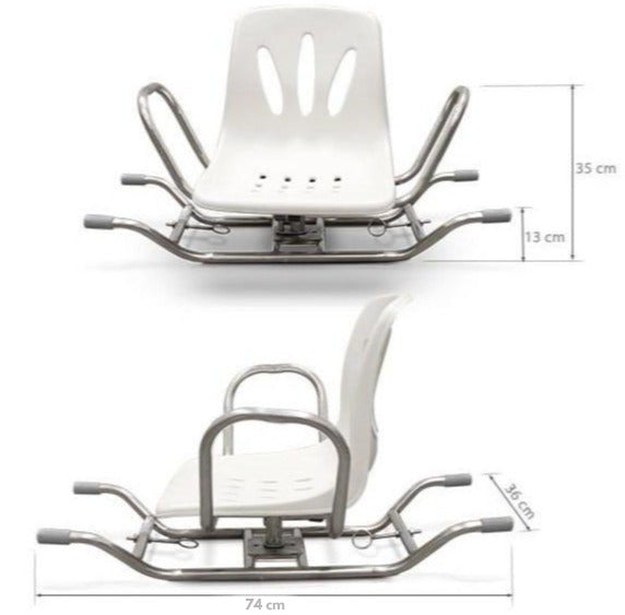 Chaise de bain pivotante 360º Premium