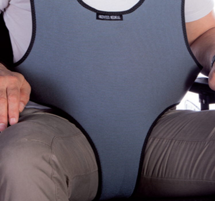 Gilet périnéal pour fauteuil roulant