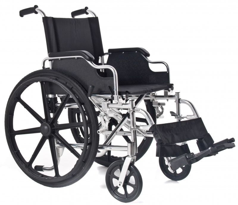 Fauteuil Roulant en Aluminium Chromé | Safe-Chair 46