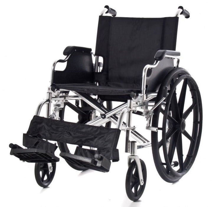 Fauteuil Roulant en Aluminium Chromé | Safe-Chair 46