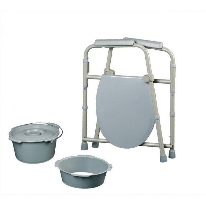 Chaise WC avec Couvercle et Accoudoirs