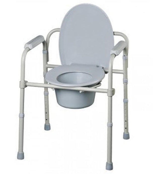 Chaise WC avec Couvercle et Accoudoirs